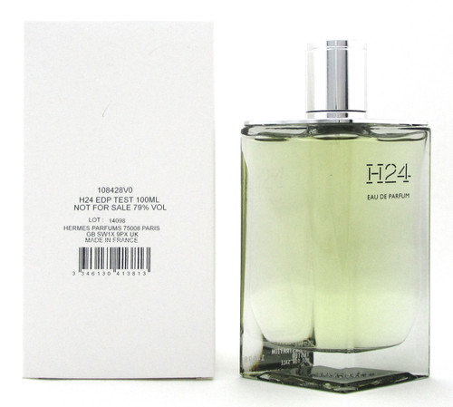 H24 by Hermes 3.3 oz. Eau de Parfum Spray REFILLABLE for Men. New Tester w/Cap