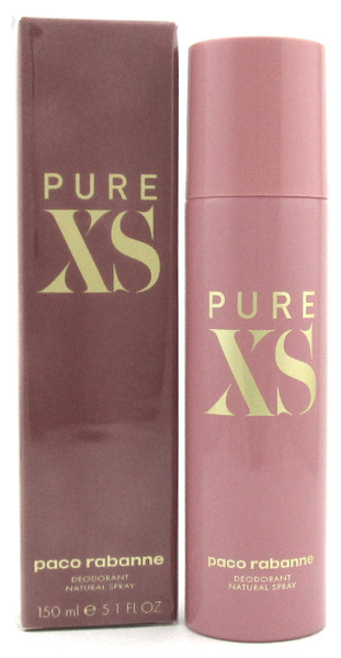 PURE XS by Paco Rabanne 5.1 oz. Deodorant Spray for Women. New in Sealed Box