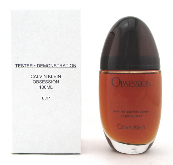 Obsession Perfume for Women by Calvin Klein 3.3 oz. EDP Spray. New Tester w/Cap