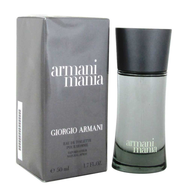 Armani Mania by Giorgio Armani EDT Spray 1.7oz./50ml. Men *Damaged box -  NotJustPerfume.com