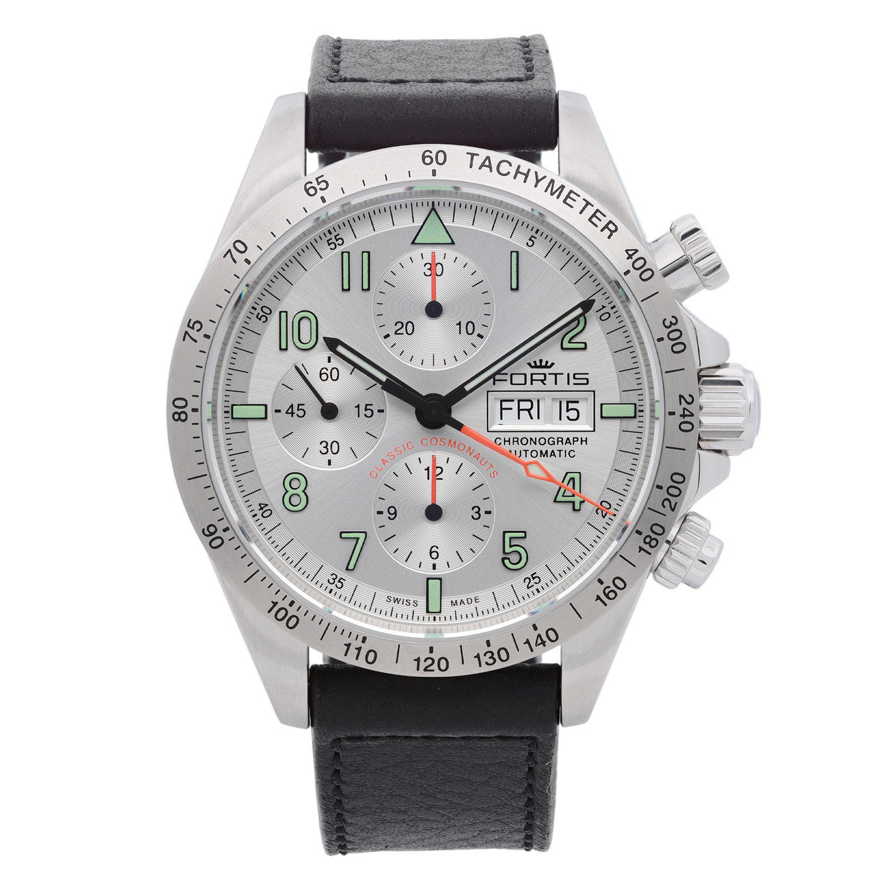 Fortis Classic Cosmonauts 42mm Steel Chronograph Automatic Mens