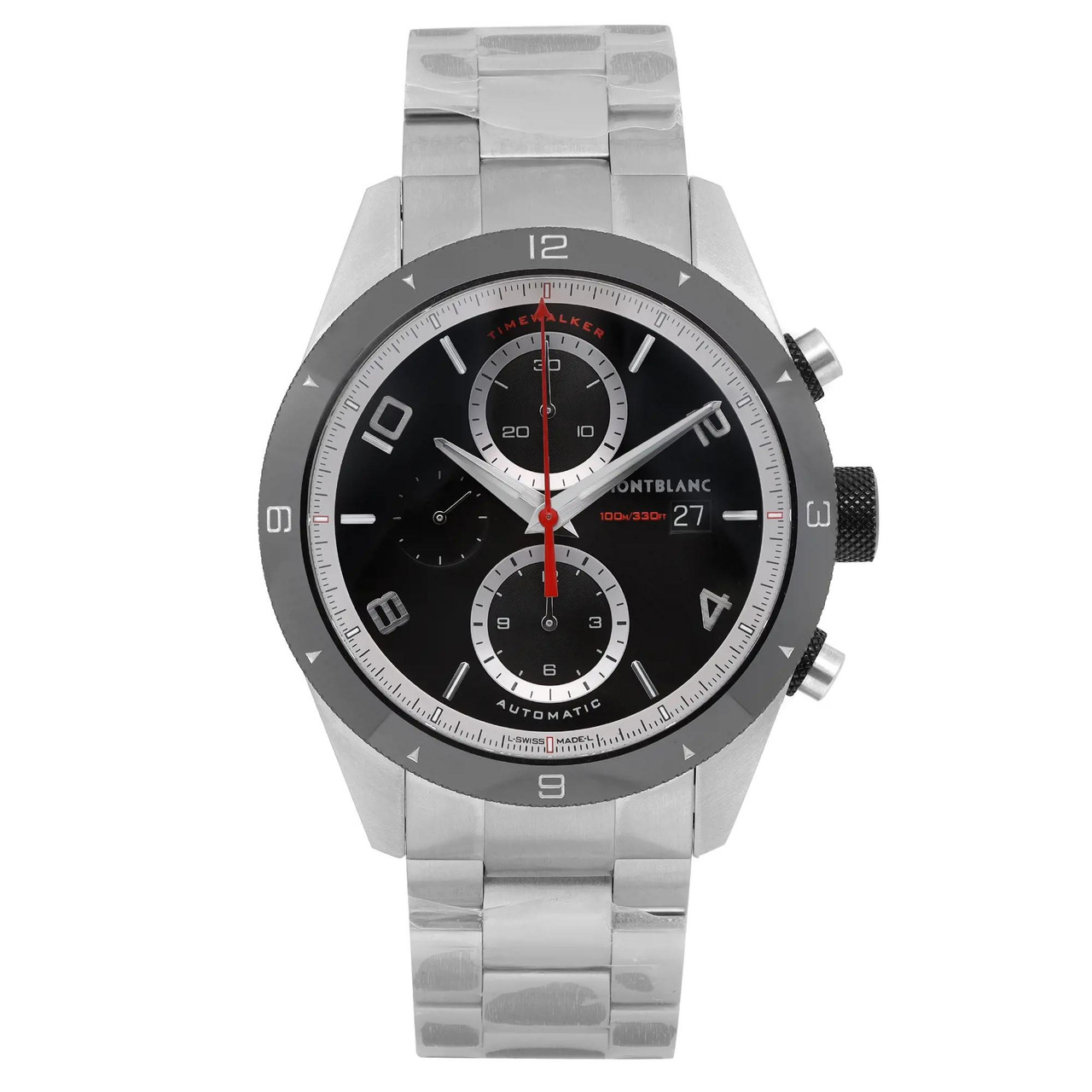 Montblanc TimeWalker Chronograph Black Dial Automatic Men Watch