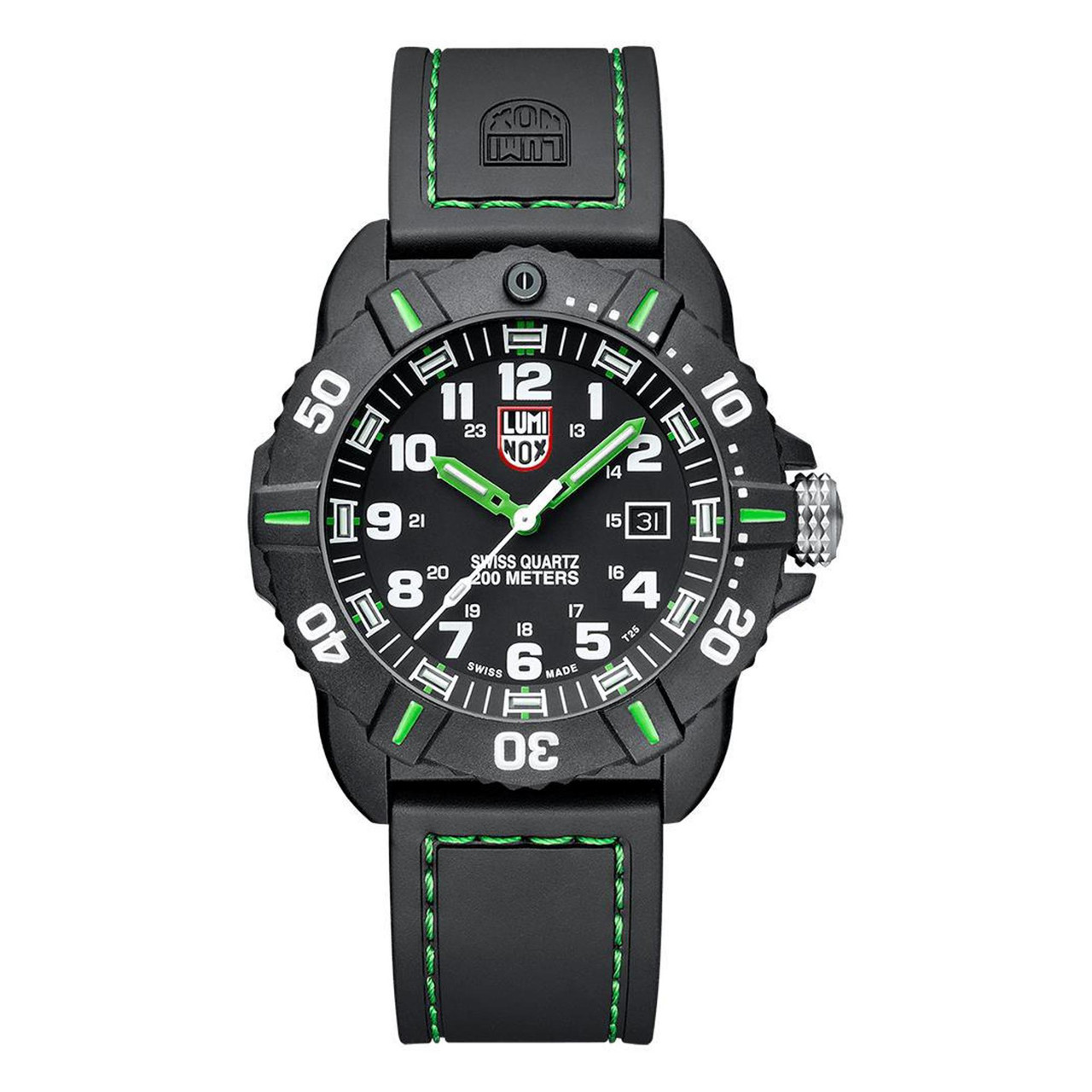 Luminox Coronado 44mm 3020 Series Carbon Black Dial Quartz Mens
