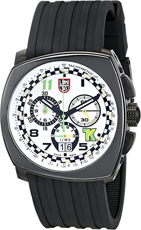 Luminox 1147 トニーカナーン　クォーツ腕時計 Luminox Tony Kanaan Chronograph 44mm Steel White Dial Mens Quartz