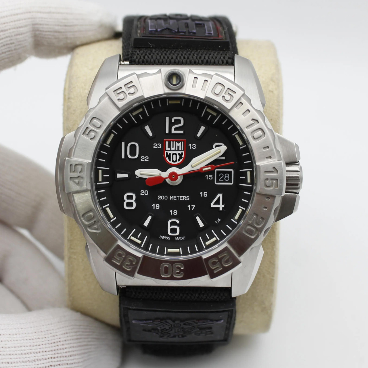 Luminox Navy Seal 45mm Stainless Steel Black Dial Mens Quartz