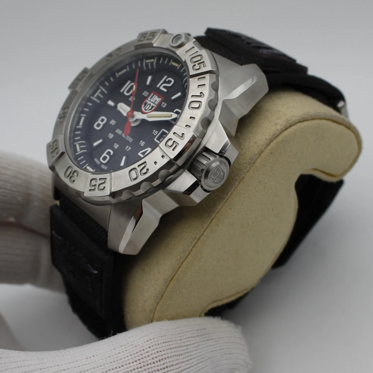 Luminox Navy Seal 45mm Stainless Steel Black Dial Mens Quartz