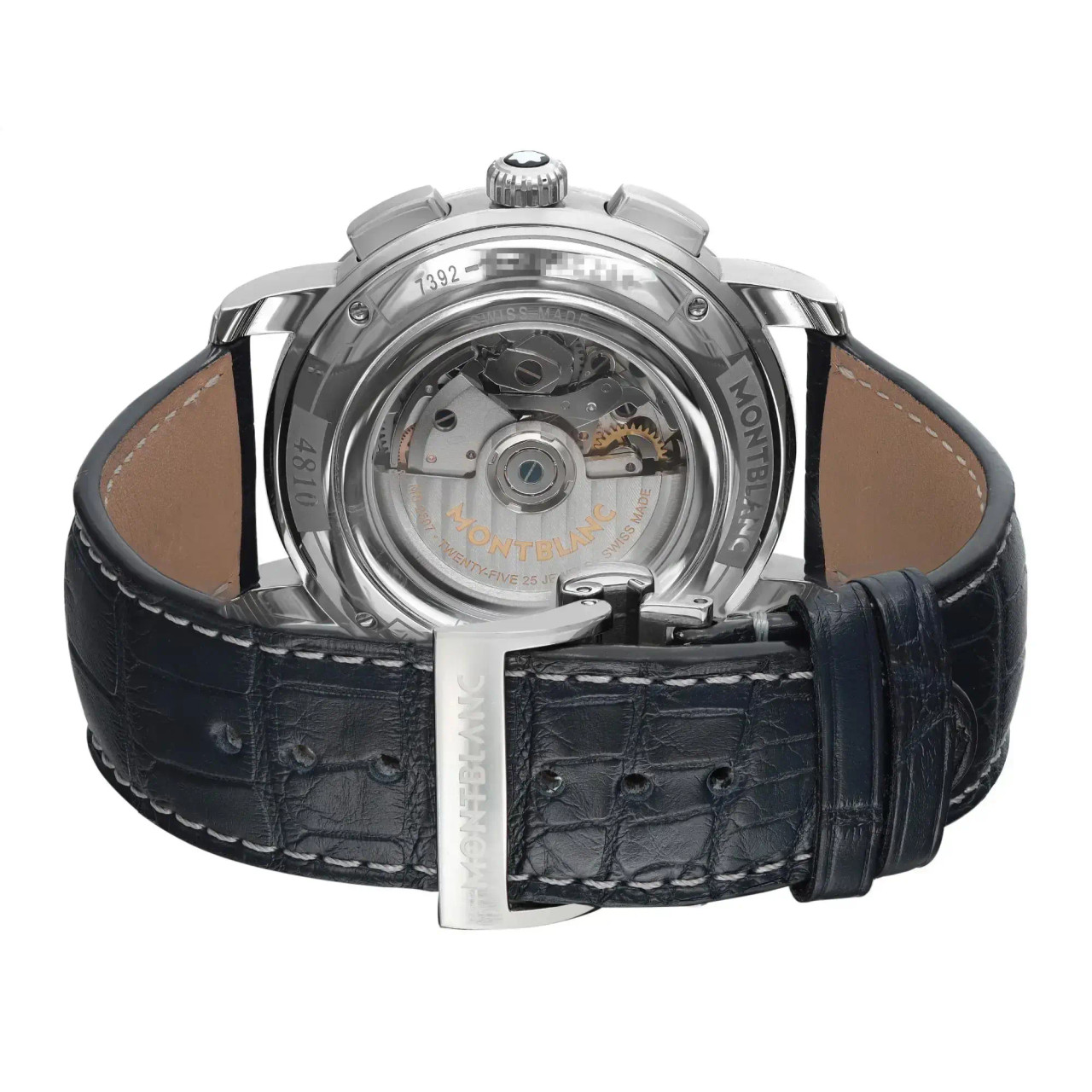 Montblanc 4810 43mm Chronograph Steel Blue Dial Mens Automatic