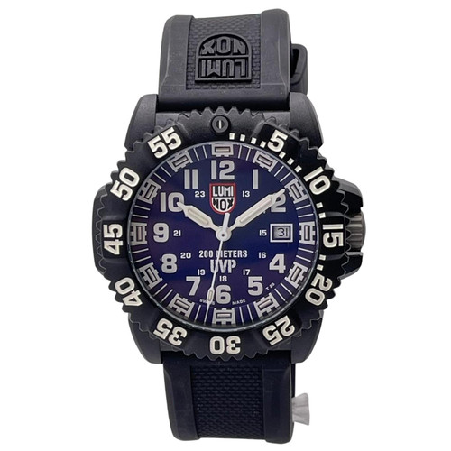 Front Full View Of Luminox GGL.L3054.SET Carbon Watch Pre Owned Condition Good