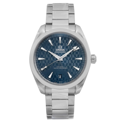 Front Full View Of OMEGA 522.12.41.21.03.001 Stainless Steel Watch Display Model Condition Excellent