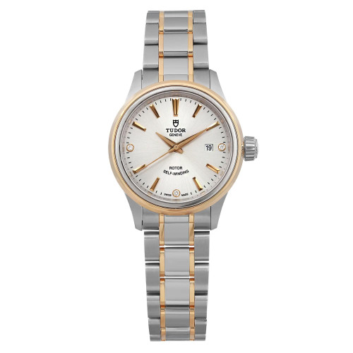 Front Full View Of TUDOR 12103-0005 Stainless Steel Watch Unworn Condition Excellent