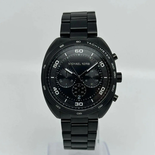 Front Full View Of Michael Kors MK8615 Stainless Steel Watch New With Defects Condition Good