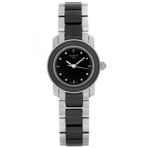 Front Full View Of Tissot T064.210.22.056.00 Stainless Steel Watch Display Model Condition Excellent