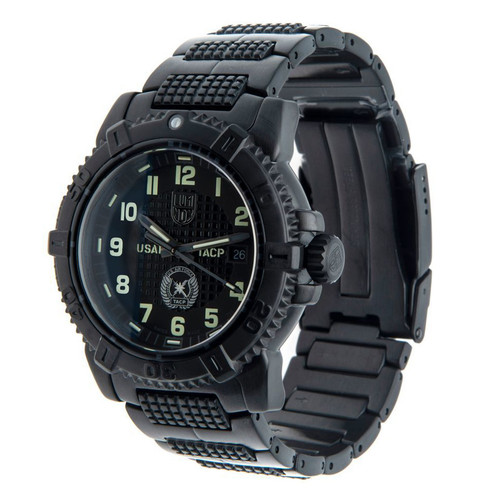 Front Full View Of Luminox XS.6252.BO.TAC.SET Stainless Steel Watch Unworn Condition Excellent