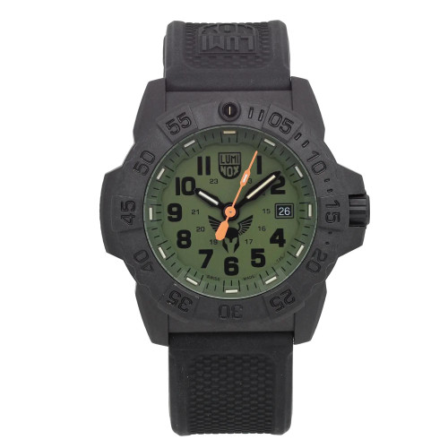 Front Full View Of Luminox XS.3501.BO.TV.SET Carbon Watch Display Model Condition Excellent