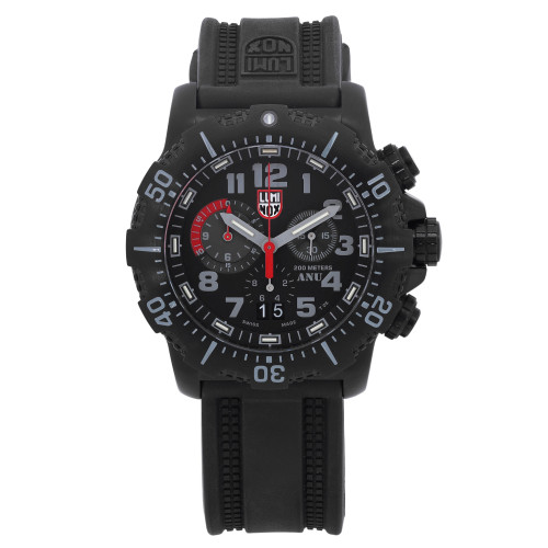 Front Full View Of Luminox XS.4241.NV Stainless Steel Watch Display Model Condition Excellent