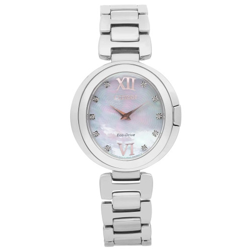 Front Full View Of Citizen EX1510-59D Stainless Steel Watch Display Model Condition Excellent
