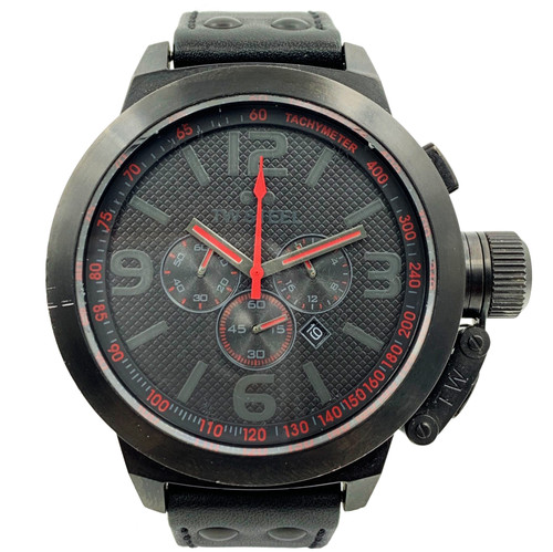 Up Close Front Facing Picture Of TW Steel TW903 Stainless Steel Watch Pre Owned Condition