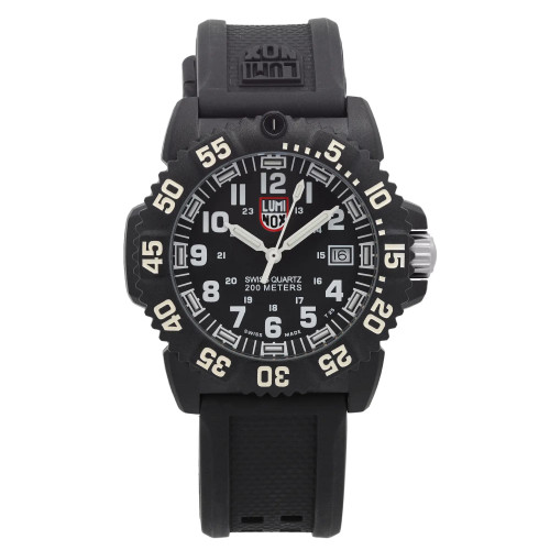 Luminox Navy Seal Dive Chronograph Steel Black Dial Mens Quartz