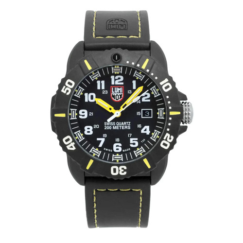 Front Full View Of Luminox XS.3025 Carbon Watch Display Model Condition Excellent