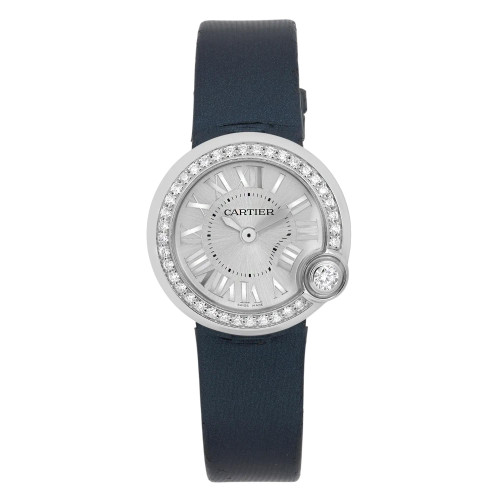 Front Full View Of Cartier W4BL0002 Stainless Steel Watch Pre Owned Condition Good