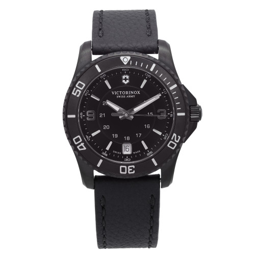 Front Full View Of Victorinox 241788 Stainless Steel Watch Unworn Condition Excellent