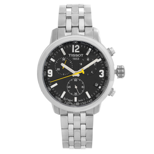 Front Full View Of Tissot T055.417.11.057.00 Stainless Steel Watch Unworn Condition {Product Condition}
