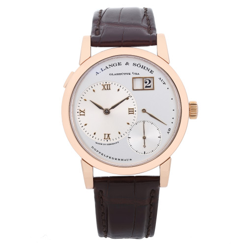 Front Full View Of A. Lange & Söhne 101.032 Rose Gold Watch 