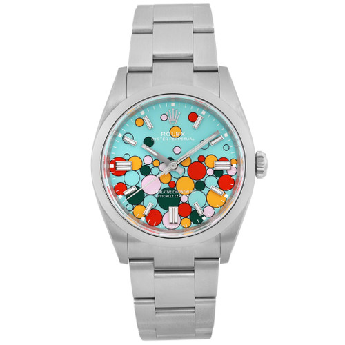 Front Full View Of Rolex 126000 Stainless Steel Watch Unworn Condition {Product Condition}