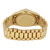 Back View Of Screwback Back Case And Closed Yellow Gold Band Of Rolex 1803 Watch Pre Owned Condition
