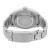 An image of a pre-owned men's Rolex wristwatch shown from the back view. The stainless steel case is round with a solid caseback, and the band is also made of stainless steel, featuring a fold-over clasp. The close-up angle highlights the clasp and the intricate details of the watch's back.