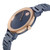 An image of a Wristwatch by Movado. This Display Model item is designed for Women, featuring a Casual style. It has a Quartz movement and an Analog display with a Blue dial color. The indices include No Hour Marks. The band is made of Ceramic and the case is made of Ceramic. The watch has a Round shape with a case size of 36 mm and a case thickness of 8 mm.