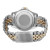 Back View Of Solid Back Case And Closed Stainless Steel,Yellow Gold Band Of Rolex 1675 Watch Pre Owned Condition