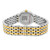 Back View Of Snap Back Case And Closed Stainless Steel Band Of ESQ 07100768 Watch Pre Owned Condition