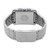 Back View Of Snap Back Case And Closed Stainless Steel Band Of Giorgio Milano GM849SLSL Watch Display Model Condition