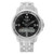 An image of a Wristwatch by Tissot. This Pre Owned item is designed for Men, featuring a Dress/Formal style. It has a Quartz movement and an Analog & Digital display with a Black dial color. The indices include 12-Hour Dial,Arabic Numerals,Stick Indexes. The band is made of Stainless Steel and the case is made of Stainless Steel. The watch has a Round shape with a case size of 43 mm and a case thickness of 13 mm.