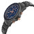 An image of a Wristwatch by Maserati. This New With Defects item is designed for Men, featuring a Dress/Formal style. It has a Quartz movement and an Analog display with a Blue dial color. The indices include 12-Hour Dial,Seconds Hand,Stick Indexes. The band is made of Stainless Steel and the case is made of Gunmetal Stainless Steel. The watch has a Round shape with a case size of 44 mm and a case thickness of 12 mm.