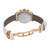 Back View Of Snap Back Case And Open Leather Band Of Tissot T050.217.36.112.00 Watch Pre Owned Condition