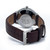 Back View Of Snap Back Case And Closed Leather Band Of Mondaine MH1.R2S10.LG Watch Pre Owned Condition