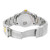 Back View Of Solid Back Case And Open Stainless Steel Band Of ESQ 7300487 Watch Pre Owned Condition