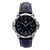 An image of a Wristwatch by Luminox. This Display Model item is designed for Women, featuring a Dress/Formal,Military style. It has a Quartz movement and an Analog display with a Black dial color. The indices include 12-Hour Dial,24-Hour Dial,Arabic Numerals,Easy to Read/Large Numerals. The band is made of Leather and the case is made of Stainless Steel. The watch has a Round shape with a case size of 38 mm and a case thickness of 11 mm.