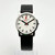 Up Close Front Facing Picture Of Mondaine A400.30351.11SBB Stainless Steel Watch Display Model Condition