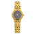 An image of a Wristwatch by Wittnauer. This Pre Owned item is designed for Women, featuring a Casual style. It has a Quartz movement and an Analog display with a Black dial color. The indices include Dots. The band is made of Gold Plated,Stainless Steel and the case is made of Gold Plated,Stainless Steel. The watch has a Round shape with a case size of 25 mm and a case thickness of 6 mm.