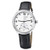 An image of a Wristwatch by Mondaine. This Display Model item is designed for Men, featuring a Casual,Classic,Dress/Formal style. It has a Quartz movement and an Analog display with a White dial color. The indices include 12-Hour Dial,Arabic Numerals,Non-Numeric Hour Marks,Stick Indexes. The band is made of Leather and the case is made of Stainless Steel. The watch has a Round shape with a case size of 44 mm and a case thickness of 13 mm.