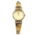 An image of a Wristwatch by Seiko. This Pre Owned item is designed for Women, featuring a Dress/Formal style. It has a Quartz movement and an Analog display with a Gold dial color. The indices include 12-Hour Dial,Non-Numeric Hour Marks,Round Indexes. The band is made of Stainless Steel and the case is made of Stainless Steel. The watch has a Round shape with a case size of 21 mm and a case thickness of 6 mm.