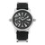 An image of a Wristwatch by Ritmo Mundo. This Pre Owned item is designed for Men, featuring a Casual style. It has a Quartz movement and an Analog display with a Black dial color. The indices include 12-Hour Dial,Arabic Numerals,Multi Dial,Stick Indexes. The band is made of Rubber and the case is made of Stainless Steel. The watch has a Round shape with a case size of 42 mm and a case thickness of 9 mm.