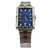 An image of a Wristwatch by Pulsar. This Pre Owned item is designed for Men, featuring a Casual style. It has a Quartz movement and an Analog display with a Blue dial color. The indices include Sticks. The band is made of Stainless Steel and the case is made of Stainless Steel. The watch has a Rectangle shape with a case size of 30 mm and a case thickness of 7 mm.