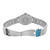 Back View Of Snap Back Case And Open Stainless Steel Band Of Giorgio Milano GM845SL-SL Watch Display Model Condition
