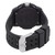 An image of a Wristwatch by Luminox. This Display Model item is designed for Men, featuring a Casual,Diver style. It has a Quartz movement and an Analog display with a Black dial color. The indices include 12-Hour Dial,Arabic Numerals,Easy to Read/Large Numerals. The band is made of Rubber and the case is made of Carbonox. The watch has a Round shape with a case size of 44 mm and a case thickness of 14 mm.