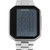 Up Close Front Facing Picture Of Nixon A323-000 Stainless Steel Watch Display Model Condition