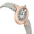 View Of Opposite Crown Facing Side Of Cartier W8100009 Rose Gold Watch 